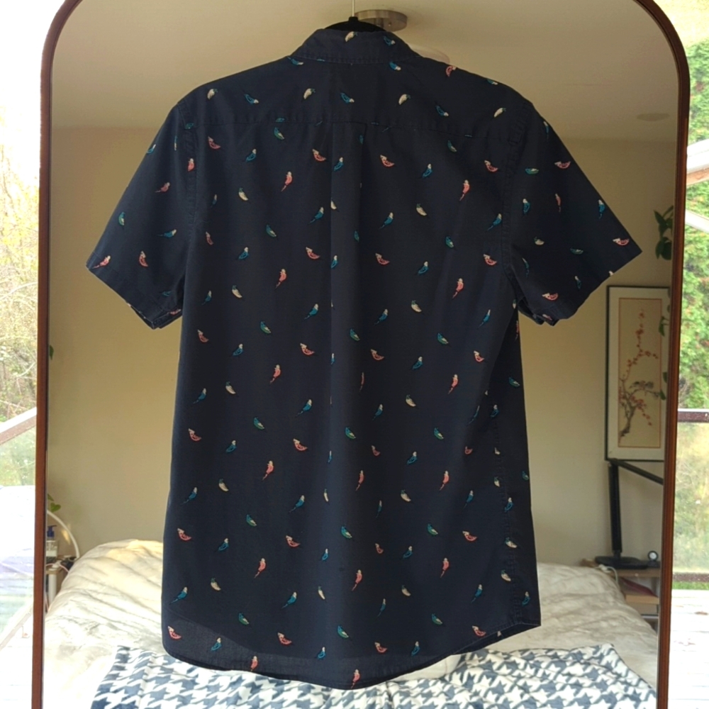 Goodthreads Men's 🦜  Parrot Button Up Size M - Picture 4 of 4